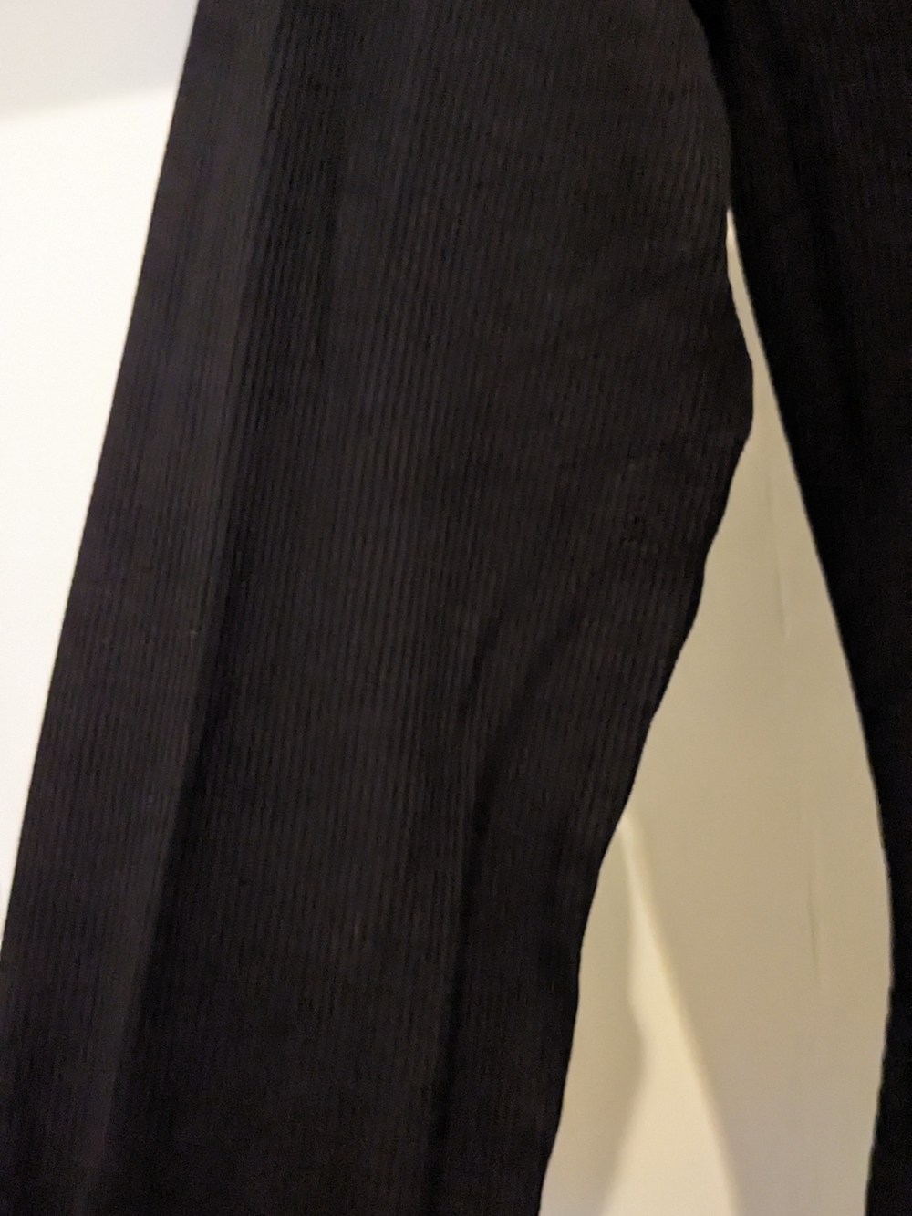 New With Tags SKIMS Black Soft Lounge Ribbed Long Sleeve Slip Dress Quiet Luxury - Picture 6 of 8